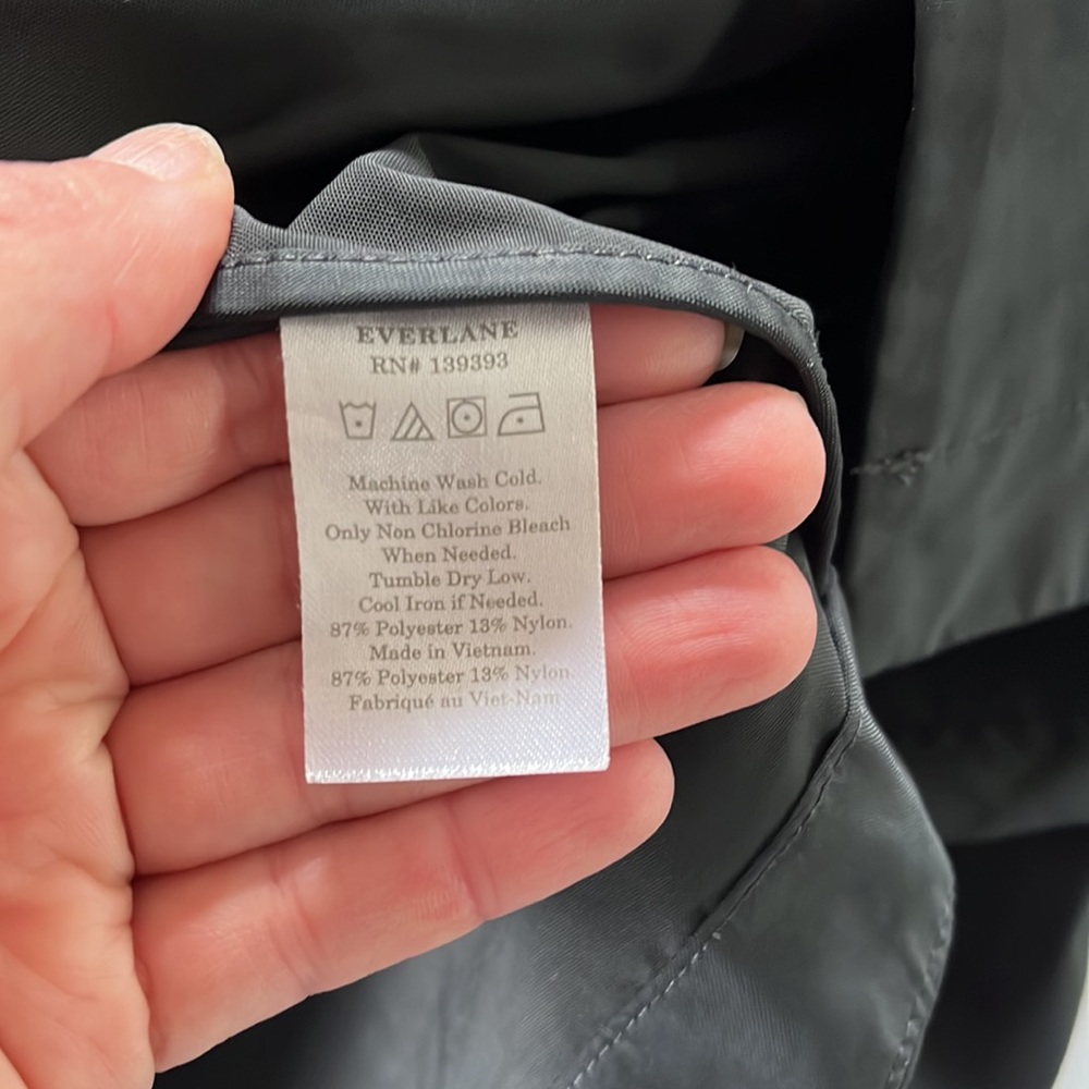 Everlane Black Trench Coat - Picture 12 of 13